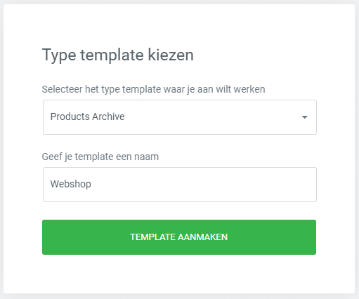 Creating a webshop with Elementor - product archive page