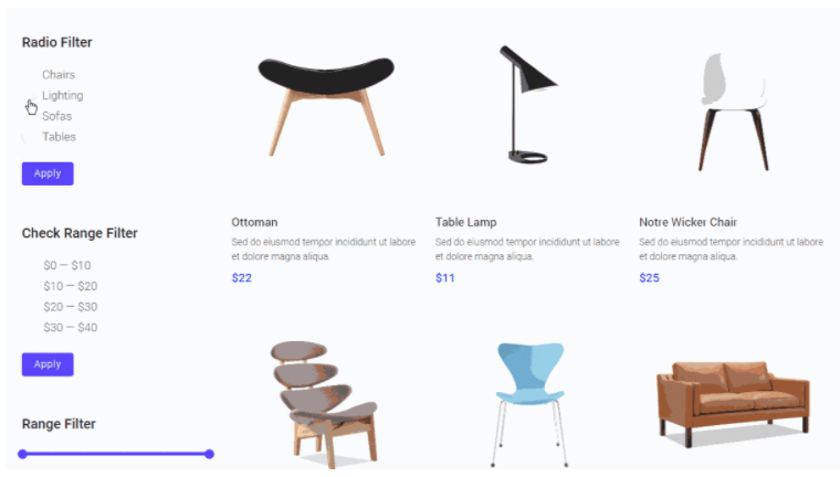 WooCommerce shop page filter setup with JetSmartFilter