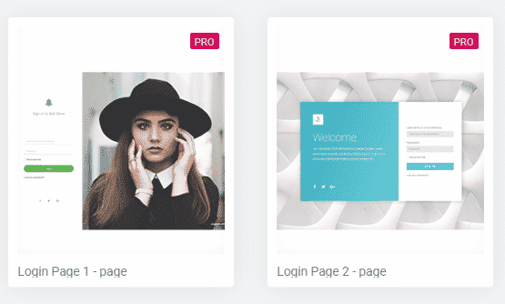 Create WordPress login page - Elementor templates